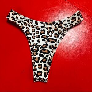 SHEIN CHEEKY BIKINI BOTTOMS animal print